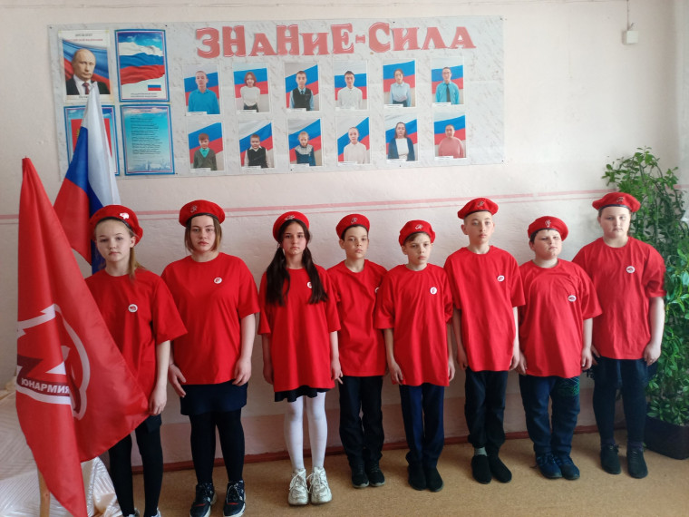 Юнармейское движение в селе Шивия.
